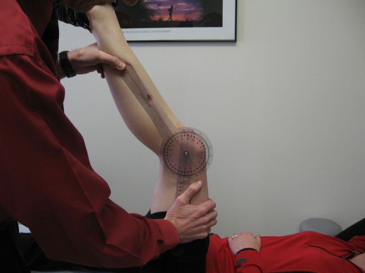 Cody working on patient